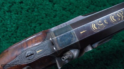 BEAUTIFUL MATCHED PAIR OF LEPAGE PERCUSSION TARGET PISTOLS IN CALIBER 52 - Image 15 of 20