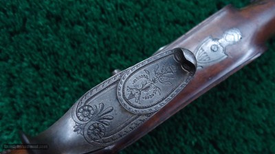 BEAUTIFUL MATCHED PAIR OF LEPAGE PERCUSSION TARGET PISTOLS IN CALIBER 52 - Image 14 of 20