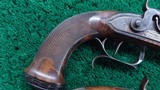 BEAUTIFUL MATCHED PAIR OF LEPAGE PERCUSSION TARGET PISTOLS IN CALIBER 52 - 11 of 20