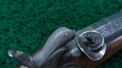 PAIR OF F. BAUERNFEIND PERCUSSION TARGET PISTOLS - Image 20 of 22