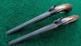 PAIR OF F. BAUERNFEIND PERCUSSION TARGET PISTOLS - 4 of 22