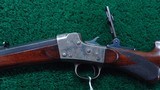 REMINGTON HEPBURN No. 3 SPORTING RIFLE CHAMBERED IN 25-20 SS - 2 of 25