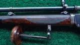 WINCHESTER MODEL 1885 TAKE DOWN SCHUETZEN RIFLE IN CALIBER 22 LR - 9 of 25