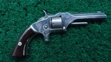 SMITH & WESSON No.1 SECOND ISSUE SPUR TRIGGER REVOLVER - 1 of 14