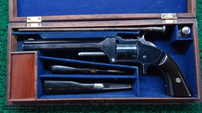 DELUXE CASED SMITH & WESSON NUMBER 2 REVOLVER