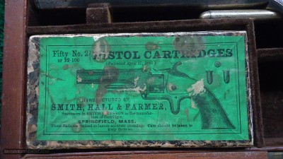 BEAUTIFULLY CASED AND ENGRAVED SMITH & WESSON No.2 ARMY - Image 14 of 16