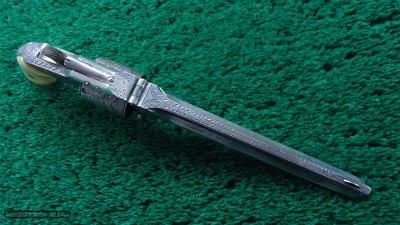 CASED NIMSCHKE ENGRAVED PRESENTATION S&W NUMBER 2 ARMY REVOLVER - Image 4 of 20