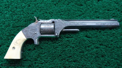 CASED NIMSCHKE ENGRAVED PRESENTATION S&W NUMBER 2 ARMY REVOLVER - Image 2 of 20