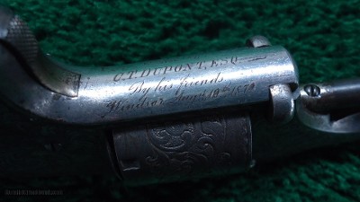 CASED NIMSCHKE ENGRAVED PRESENTATION S&W NUMBER 2 ARMY REVOLVER - Image 12 of 20