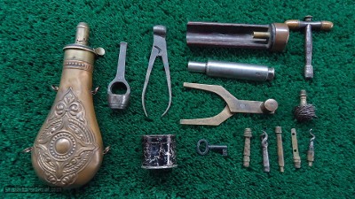 VERY FINE CASED PERCUSSION 2-BARREL SET BY MORGAN JAMES UTICA NEW YORK - Image 23 of 25