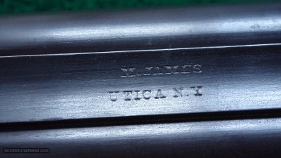 VERY FINE CASED PERCUSSION 2-BARREL SET BY MORGAN JAMES UTICA NEW YORK - Image 7 of 25