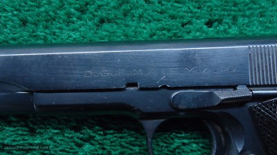 ARGENTINE MODEL 1927 PISTOL IN 45 ACP - Image 8 of 10