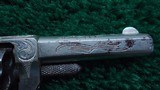 ENGRAVED ETCHED PANEL COLT NEW LINE SPUR TRIGGER CALIBER 22 REVOLVER - 9 of 14