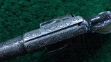 ENGRAVED ETCHED PANEL COLT NEW LINE REVOLVER IN CALIBER 41 RF - 11 of 16