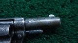 ENGRAVED ETCHED PANEL COLT NEW LINE REVOLVER IN CALIBER 41 RF - 10 of 16