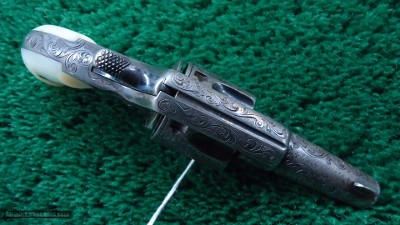 ENGRAVED ETCHED PANEL COLT NEW LINE REVOLVER IN CALIBER 41 RF - Image 3 of 16