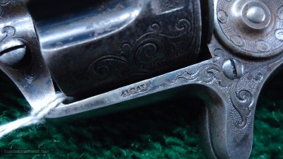 ENGRAVED ETCHED PANEL COLT NEW LINE REVOLVER IN CALIBER 41 RF - Image 12 of 16