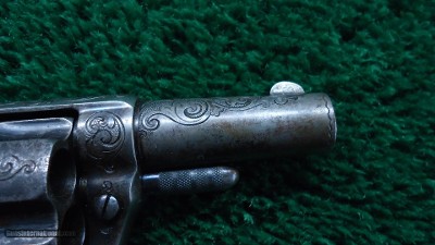 ENGRAVED ETCHED PANEL COLT NEW LINE REVOLVER IN CALIBER 41 RF - Image 10 of 16