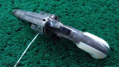 ENGRAVED ETCHED PANEL COLT NEW LINE REVOLVER IN CALIBER 41 RF - Image 5 of 16