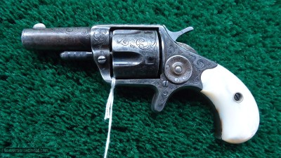 ENGRAVED ETCHED PANEL COLT NEW LINE REVOLVER IN CALIBER 41 RF - Image 2 of 16