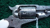 ENGRAVED REMINGTON NEW MODEL POCKET SPUR TRIGGER REVOLVER IN CALIBER 32 RF - 6 of 13