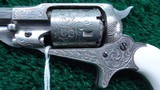 ENGRAVED REMINGTON NEW MODEL POCKET SPUR TRIGGER REVOLVER IN CALIBER 32 RF - 8 of 13