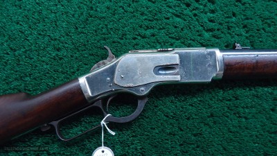 *Sale Pending* - SPECIAL ORDER HALF NICKEL WINCHESTER 2nd MODEL 1873 SADDLE RING CARBINE CHAMBERED IN 44 WCF