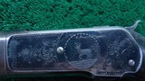 VERY NICE DELUXE ENGRAVED WINCHESTER MODEL 1886 RIFLE IN 33 WCF - 8 of 25