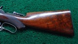 VERY NICE DELUXE ENGRAVED WINCHESTER MODEL 1886 RIFLE IN 33 WCF - 21 of 25