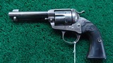 COLT BISLEY MODEL SINGLE ACTION REVOLVER IN SCARCE 38 COLT - 2 of 14