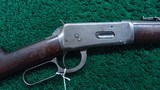 *Sale Pending* - ANTIQUE WINCHESTER MODEL 1894 SADDLE RING CARBINE IN CALIBER 38-55 - 1 of 20