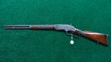 FACTORY ENGRAVED WINCHESTER MODEL 1873 SHORT RIFLE IN CALIBER 44-40 - 24 of 25