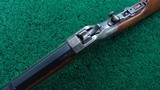 CUSTOM ANTIQUE WINCHESTER MODEL 1885 HIGH WALL RIFLE CHAMBERED IN 22 LR - 4 of 25