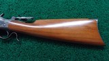 CUSTOM ANTIQUE WINCHESTER MODEL 1885 HIGH WALL RIFLE CHAMBERED IN 22 LR - 21 of 25