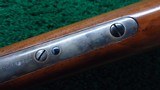 CUSTOM ANTIQUE WINCHESTER MODEL 1885 HIGH WALL RIFLE CHAMBERED IN 22 LR - 19 of 25