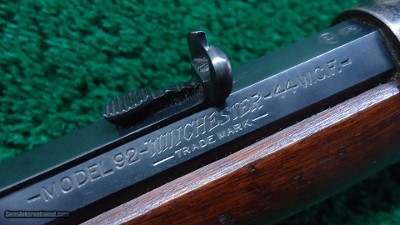 SPECIAL ORDER WINCHESTER MODEL 92 SRC IN CALIBER 44-40 - Image 6 of 22