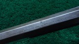 *Sale Pending* - PACIFIC MAIL STEAMSHIP CO. MARKED WINCHESTER MODEL 1885 HIGH WALL IN CALIBER 44 WCF - 11 of 24