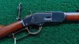 SPECIAL ORDER WINCHESTER MODEL 1873 RIFLE WITH 28 INCH OCTAGON BARREL IN 32 WCF