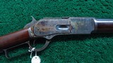 WINCHESTER MODEL 1876 SPECIAL ORDER RIFLE WITH SCARCE CASE HARDENED FRAME IN CALIBER 45-60