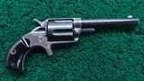 ETCHED PANEL COLT NEW LINE REVOLVER IN CALIBER 38