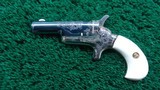 *Sale Pending* - ENGRAVED THIRD MODEL COLT DERRINGER IN CALIBER 41 RF - 2 of 12