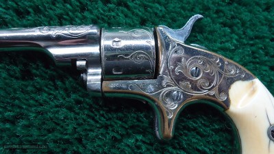 COLT OPEN TOP POCKET REVOLVER IN CALIBER 22 RF - Image 8 of 15