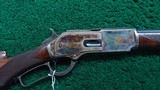 EXCEPTIONAL DELUXE WINCHESTER MODEL 1876 RIFLE IN 45-60