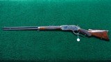 EXCEPTIONAL DELUXE WINCHESTER MODEL 1876 RIFLE IN 45-60 - 23 of 24