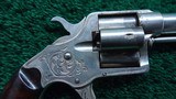 ENGRAVED COLT CLOVERLEAF SINGLE ACTION REVOLVER IN CALIBER 41 RF - 6 of 11