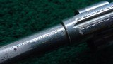 ENGRAVED COLT CLOVERLEAF SINGLE ACTION REVOLVER IN CALIBER 41 RF - 7 of 11