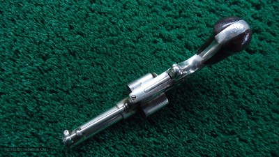 ENGRAVED COLT CLOVERLEAF SINGLE ACTION REVOLVER IN CALIBER 41 RF - Image 4 of 11