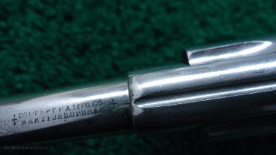 COLT 1ST YEAR PRODUCTION NEW LINE REVOLVER IN CALIBER 32 RF - Image 7 of 13