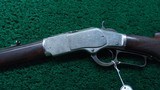 SPECIAL ORDER HALF NICKEL WINCHESTER MODEL 1873 CHECKERED PISTOL GRIP RIFLE CHAMBERED FOR 22 SHORT - 2 of 22