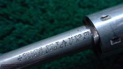 COLT OPEN TOP POCKET REVOLVER IN CALIBER 22 RF - Image 7 of 13